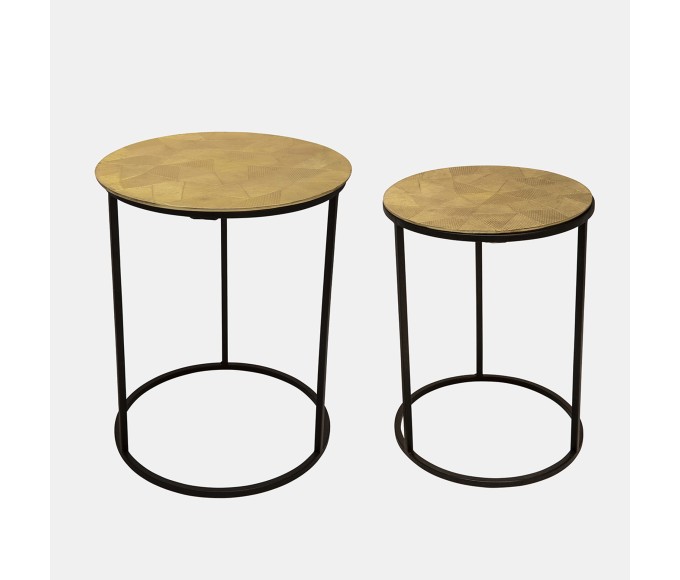 Round Metal Side Tables